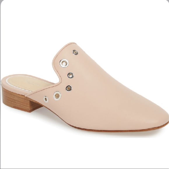 Rag & Bone Luis Mules in Nude Grommet - Picture 8 of 10